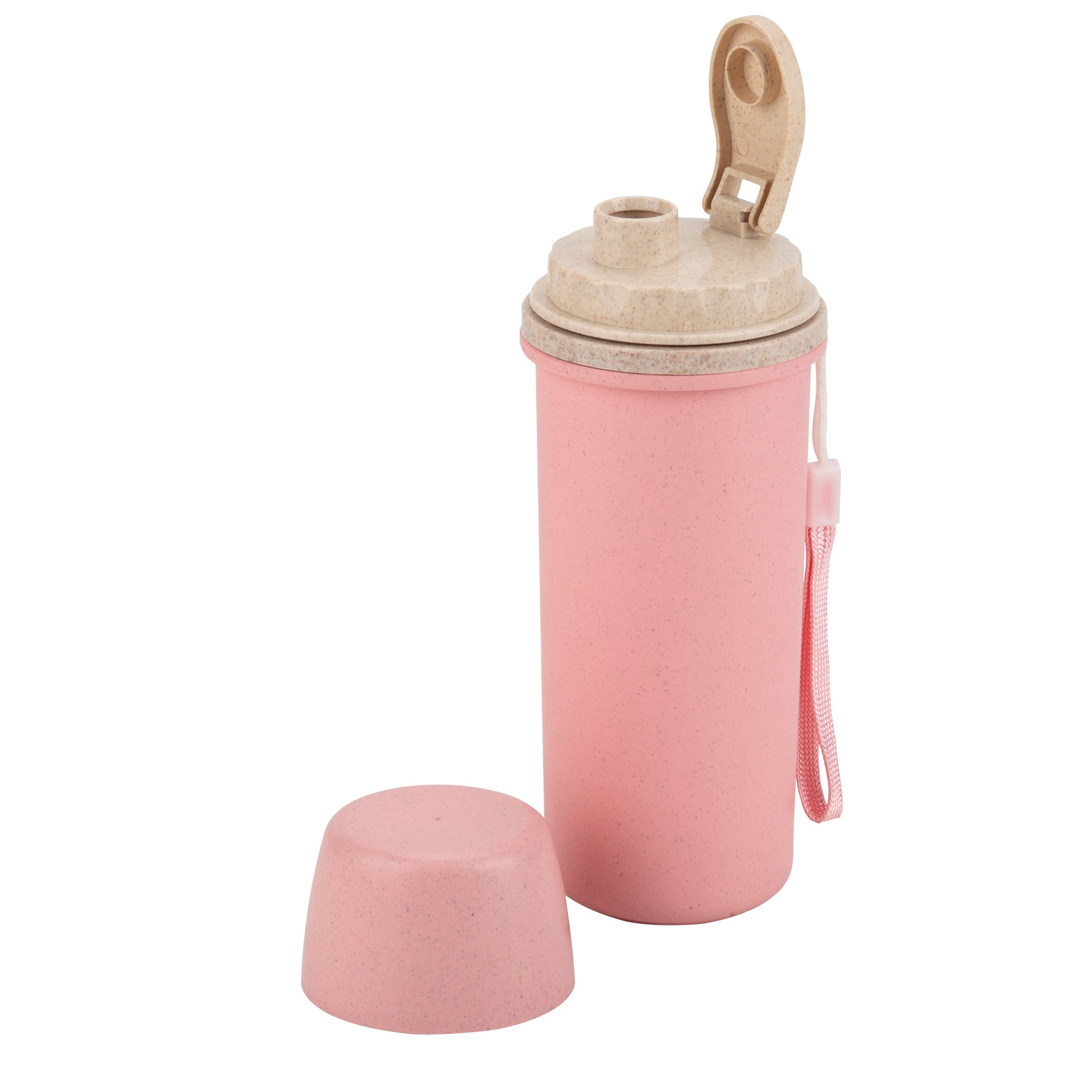 Wheat Straw Water Bottle - Pink